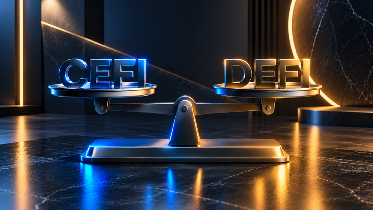 CeFi vs. DeFi: ingresos pasivos en cripto con instrumentos centralizados y descentralizados